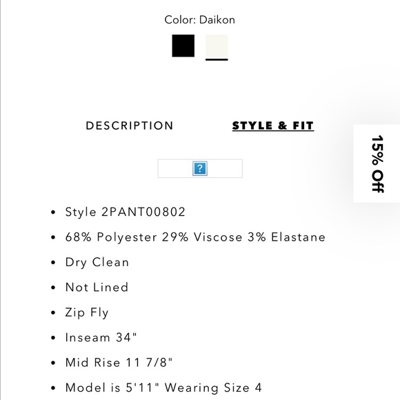 ALC Daikon Chelsea Tailored Pants 2PANT00802 - Picture 7 of 11